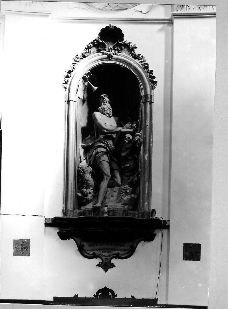 S. Girolamo (statua, opera isolata) - bottega marchigiana (ultimo quarto sec. XVIII)