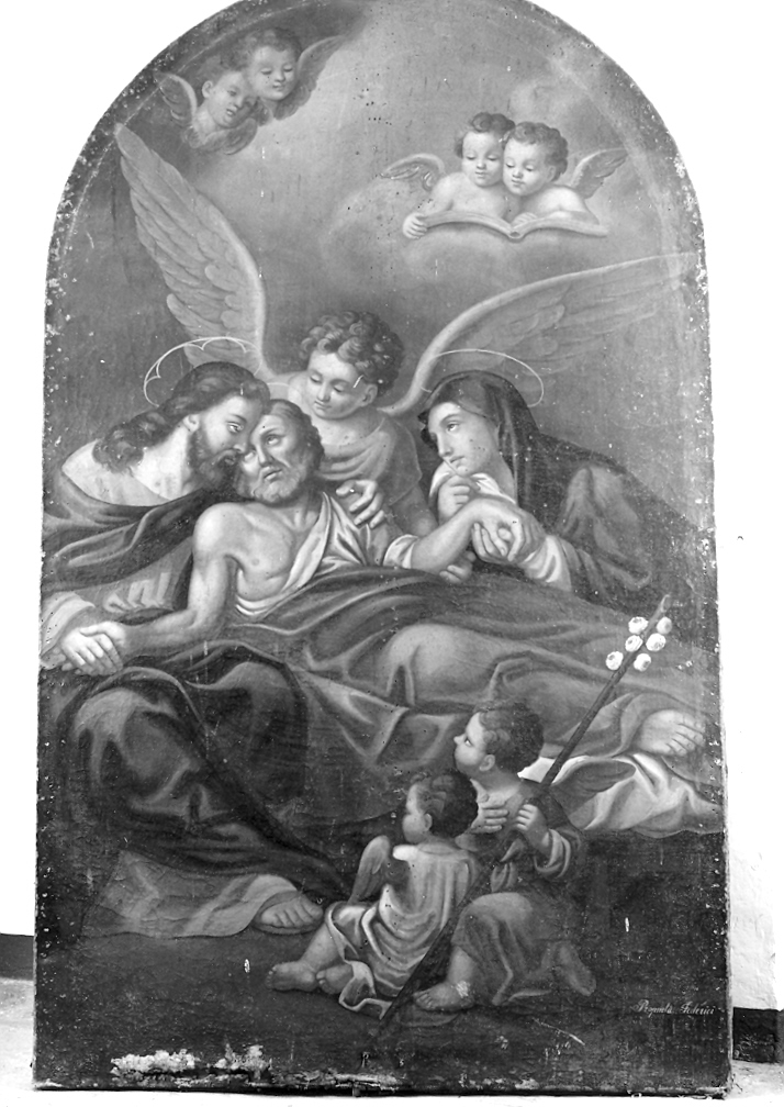 morte di San Giuseppe (dipinto) - ambito marchigiano (prima metà sec. XIX)