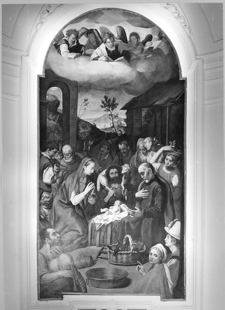 adorazione dei pastori (dipinto) di Schayck Ernst van (inizio sec. XVII)