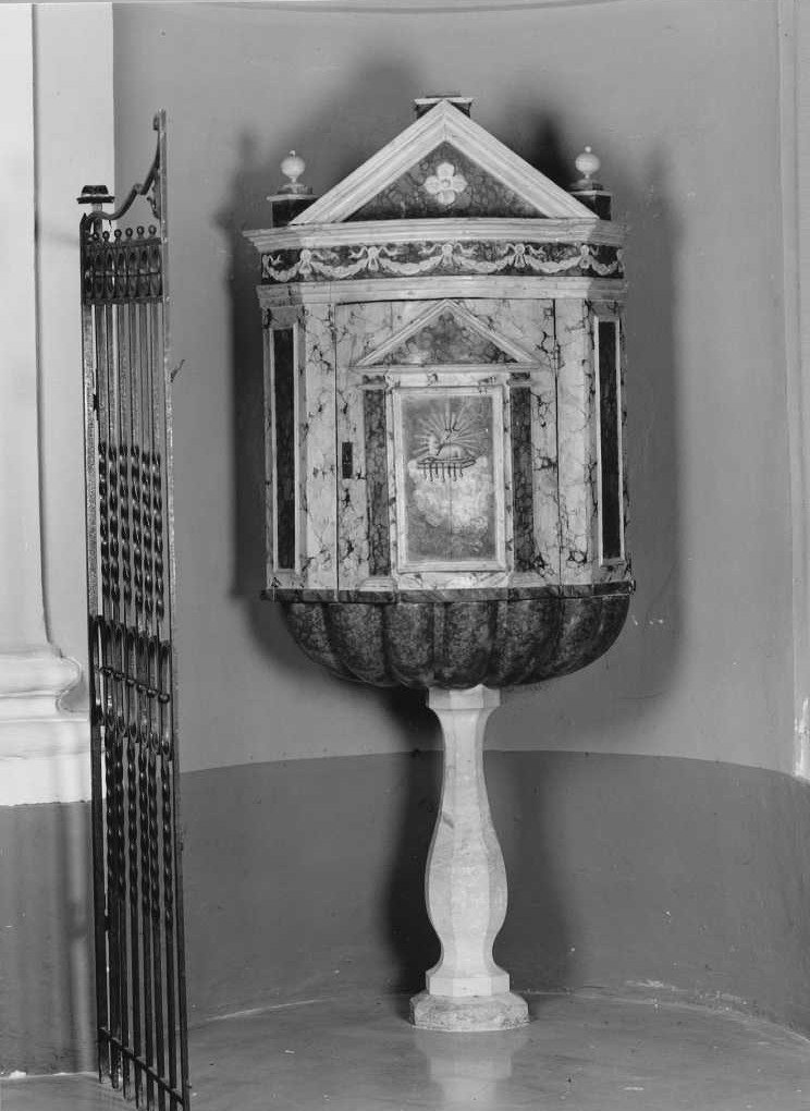 tabernacolo portatile - manifattura marchigiana (sec. XIX)