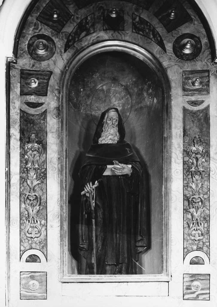 S. Antonio Abate (statua processionale) - ambito marchigiano (fine/inizio secc. XIX/ XX)