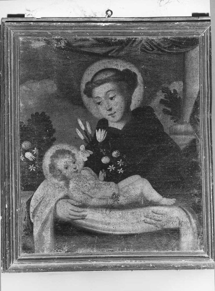 santo francescano (dipinto) - ambito marchigiano (sec. XIX)