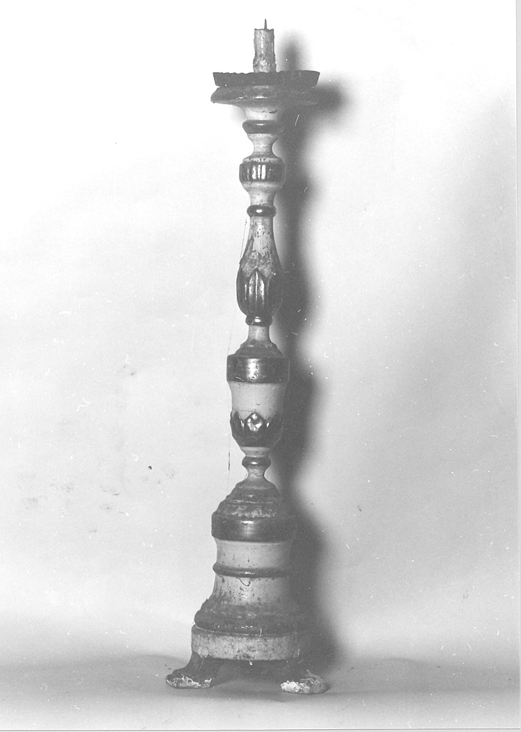 candelabro, serie - bottega marchigiana (prima metà sec. XIX)