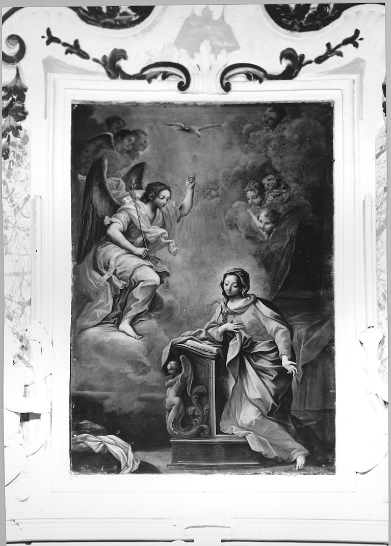 Annunciazione (dipinto) di Troppa Girolamo (fine/inizio secc. XVII/ XVIII)