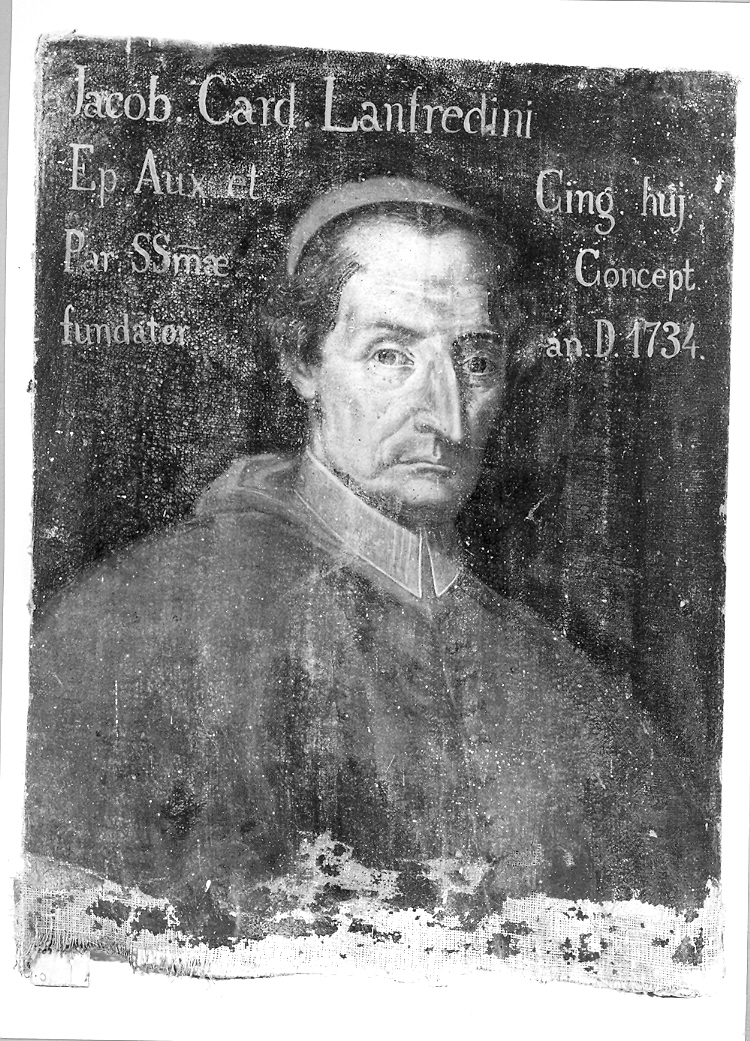 ritratto del cardinale Giacomo Lanfredini (dipinto) - ambito marchigiano (sec. XVIII)