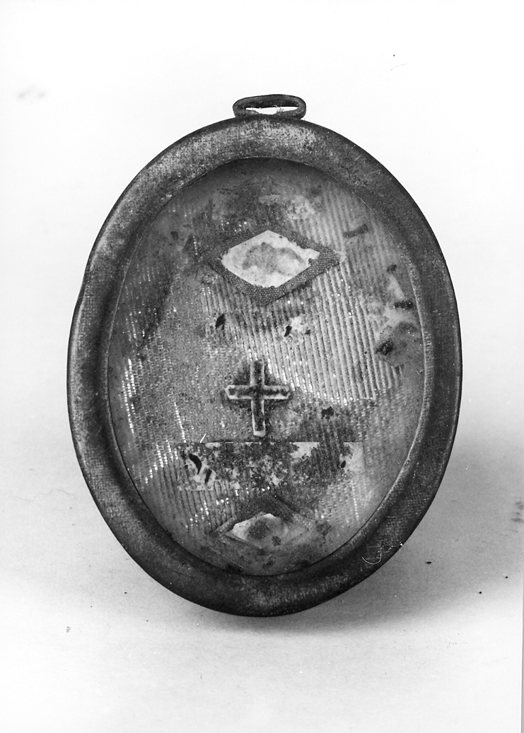 reliquiario a capsula - bottega marchigiana (sec. XIX)