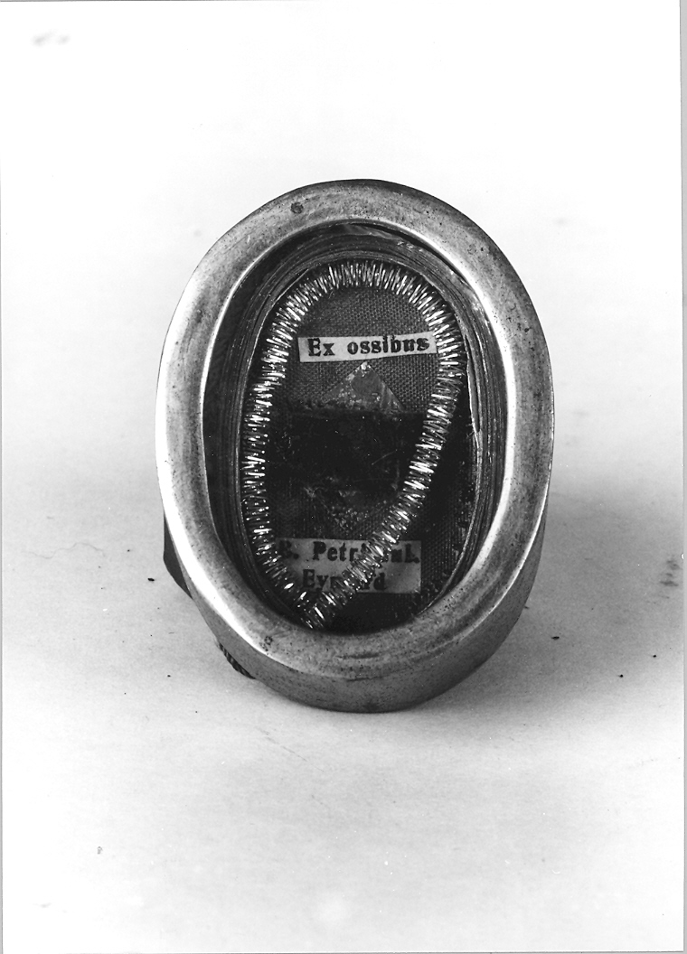 reliquiario a capsula - bottega marchigiana (sec. XIX)