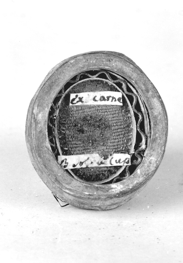 reliquiario a capsula - bottega marchigiana (sec. XIX)