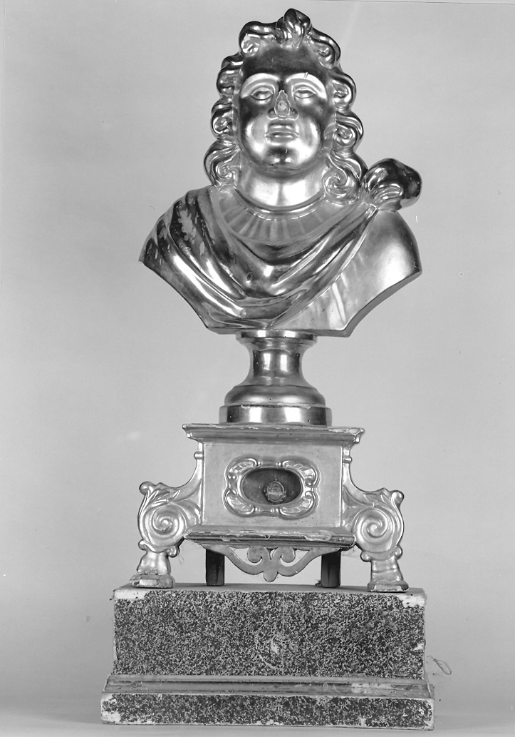 San Bernardino (reliquiario - a busto) - bottega marchigiana (sec. XIX)