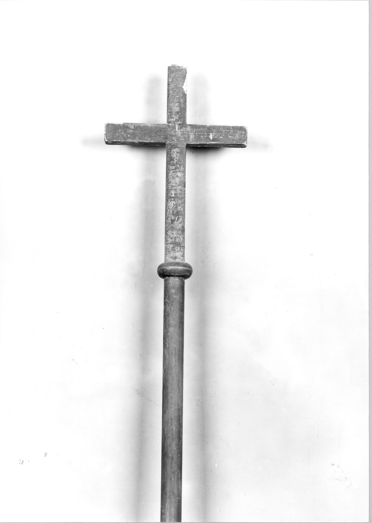 croce processionale, serie - bottega marchigiana (sec. XIX)