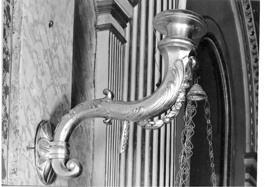 candeliere da parete, coppia - manifattura Italia centrale (fine sec. XIX)