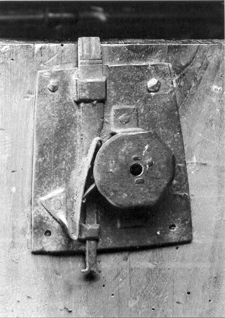 serratura - bottega marchigiana (inizio sec. XVII)