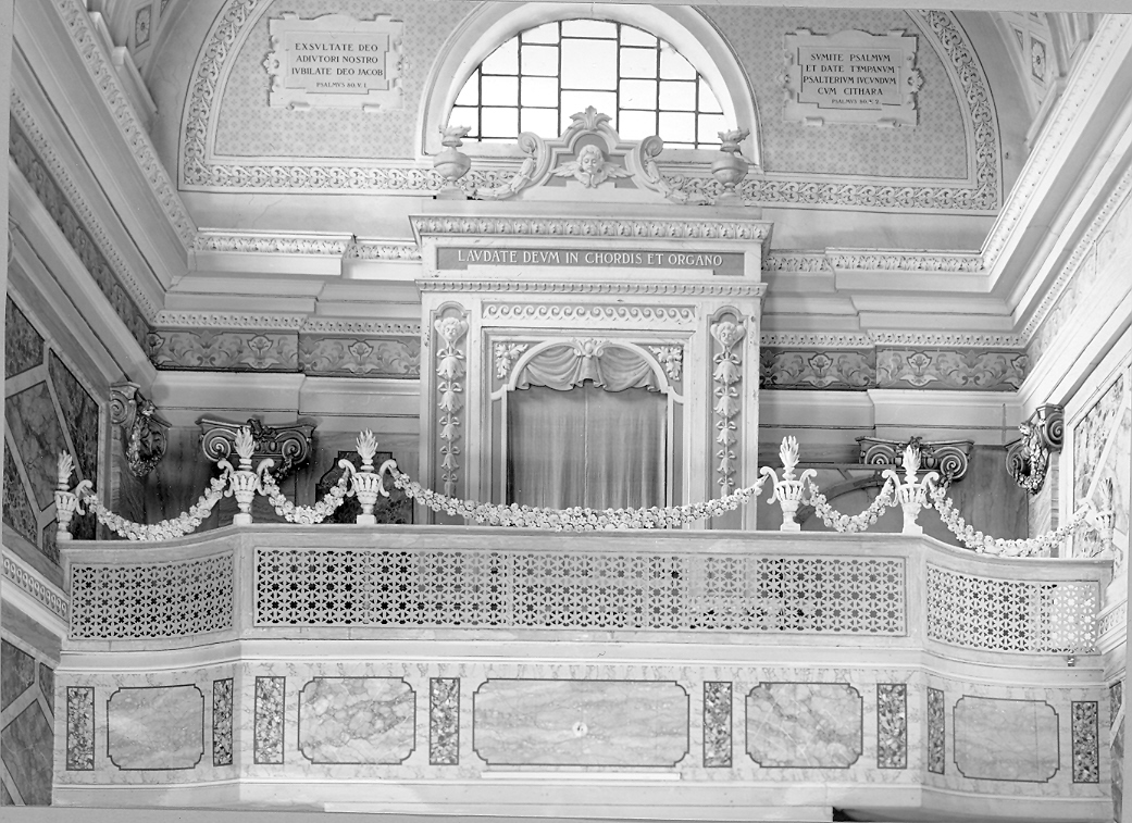 cantoria - bottega marchigiana (prima metà sec. XIX)