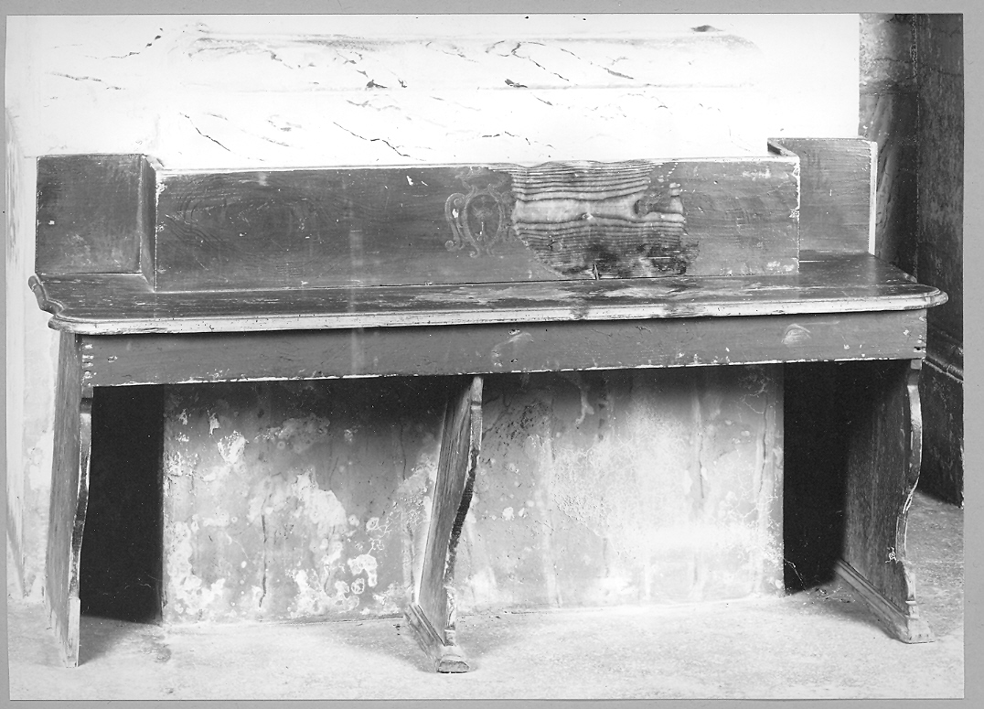 panca, coppia - bottega marchigiana (prima metà sec. XIX)