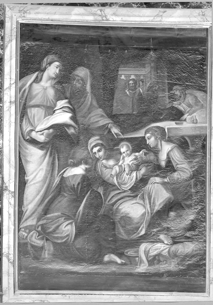 nascita di Maria Vergine (dipinto) - ambito umbro-marchigiano (prima metà sec. XIX)