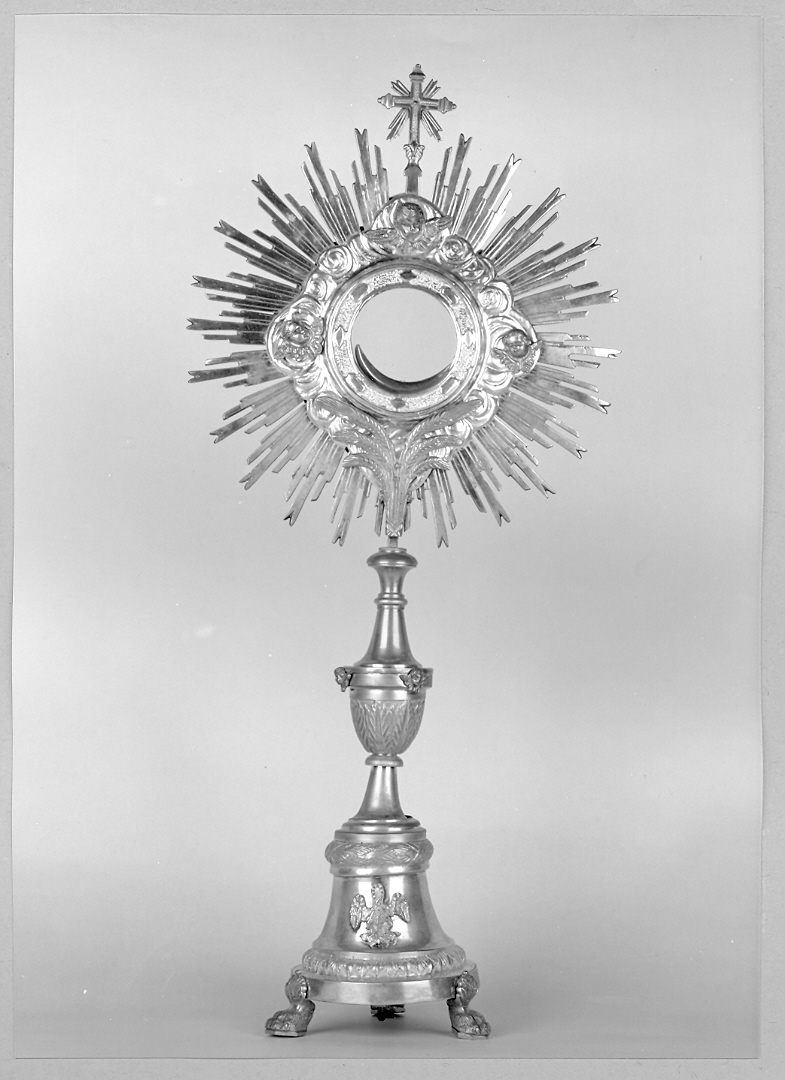 ostensorio - bottega italiana (fine sec. XIX)