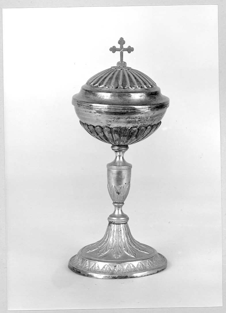 pisside - bottega marchigiana (inizio sec. XIX)