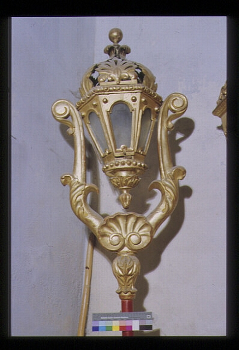 lanterna processionale, coppia - ambito italiano (sec. XIX)