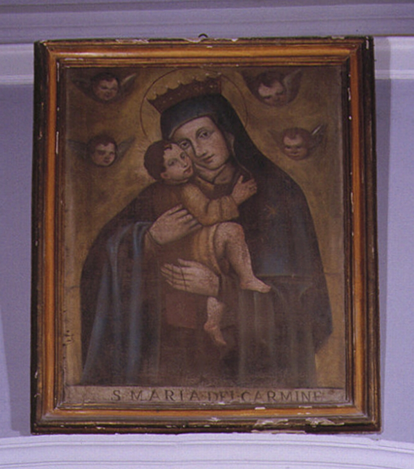 Madonna del Carmelo (dipinto) - ambito italiano (fine/inizio secc. XVIII/ XIX)