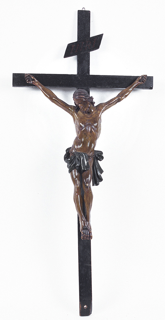 crocifisso - bottega marchigiana (fine sec. XIX)