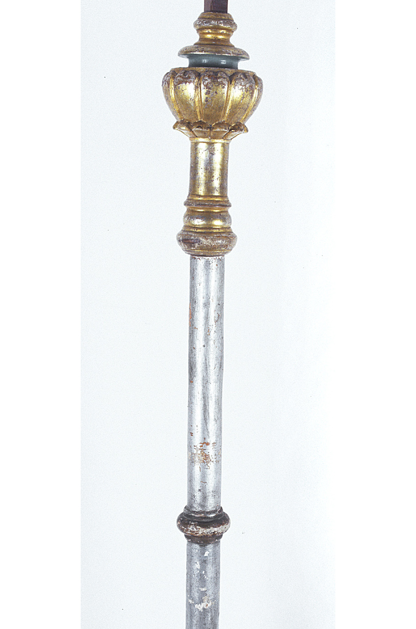 asta di croce processionale - bottega marchigiana (seconda metà sec. XIX)