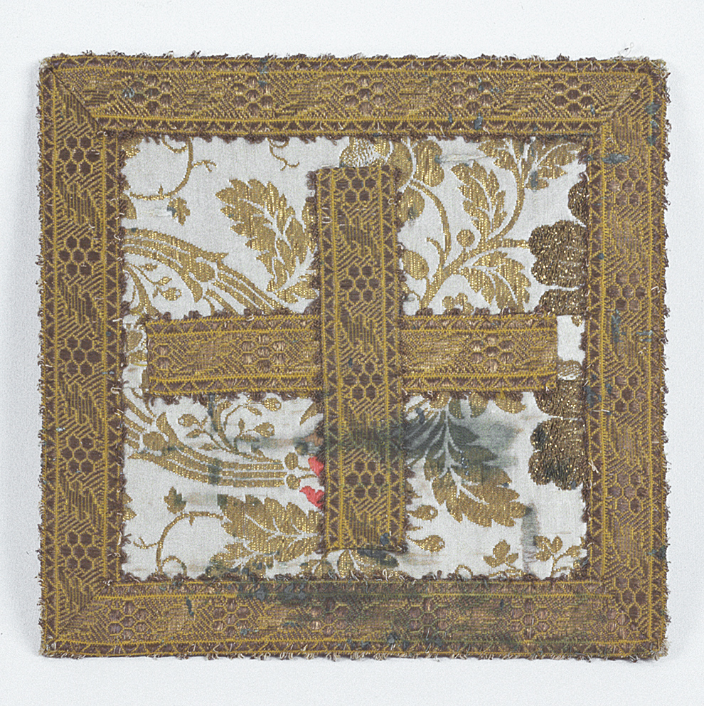 borsa del corporale - manifattura italiana (ultimo quarto sec. XIX)