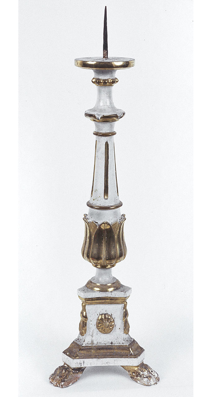 candelabro, serie - bottega marchigiana (sec. XIX)