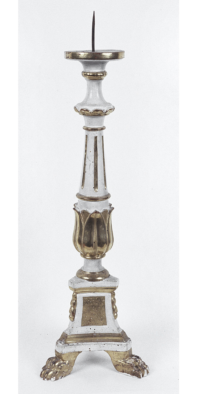 candelabro, serie - bottega marchigiana (sec. XIX)