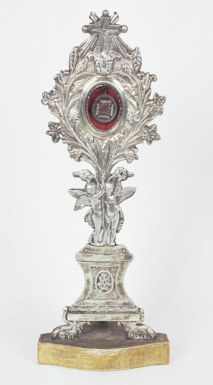 reliquiario - bottega marchigiana (sec. XIX)