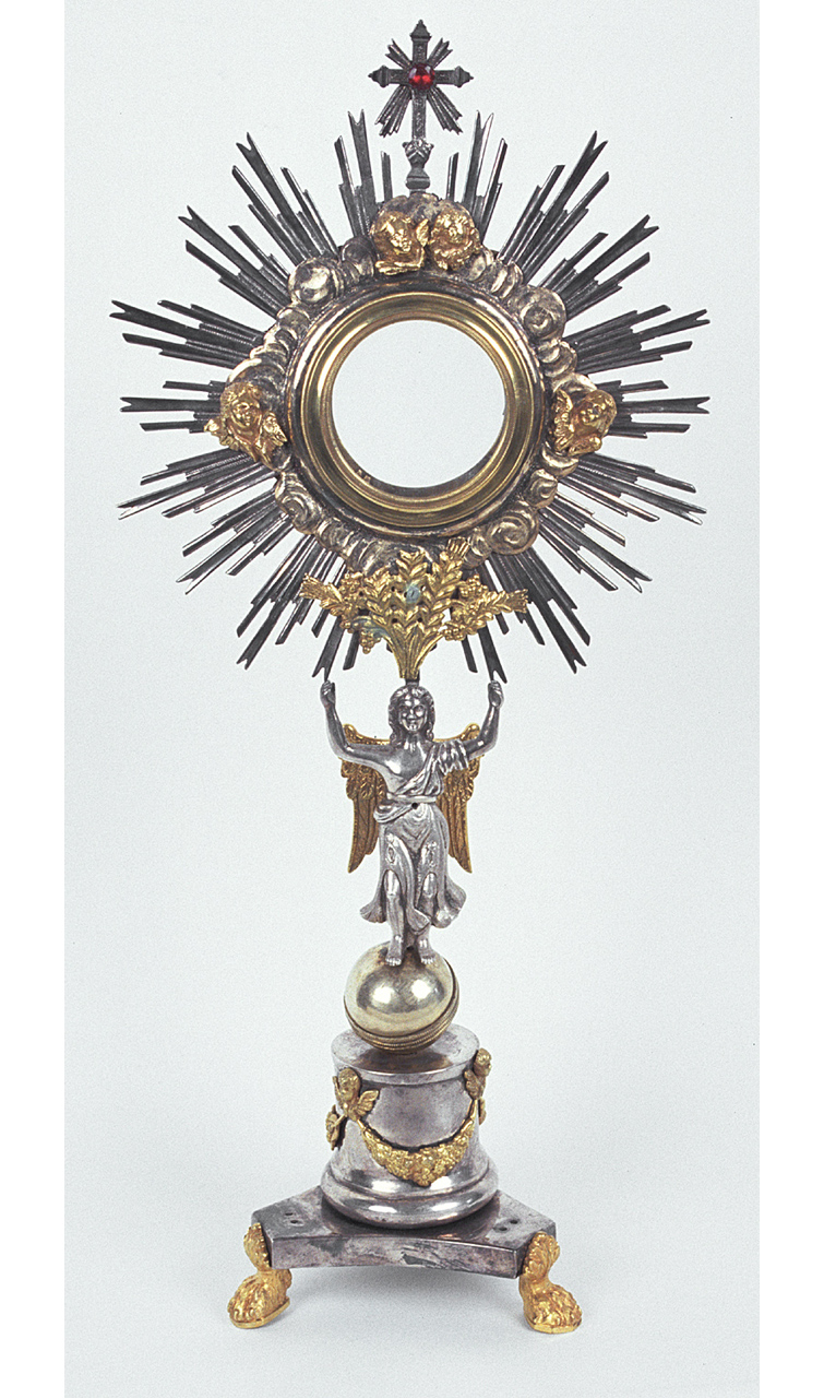 ostensorio - bottega marchigiana (prima metà sec. XX)