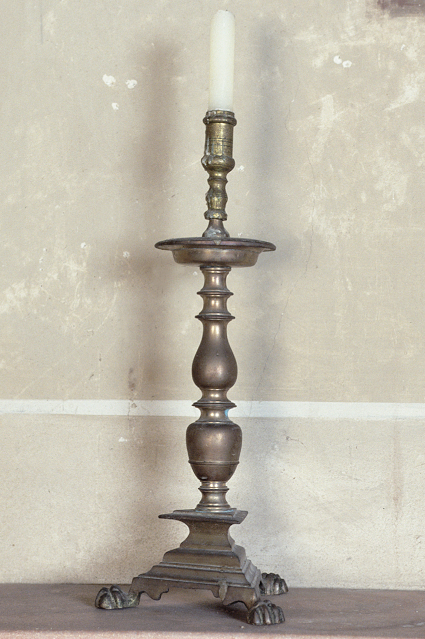 candeliere, coppia - produzione italiana (prima metà sec. XX)