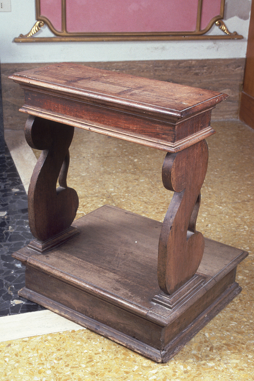 inginocchiatoio - bottega marchigiana (ultimo quarto sec. XIX)