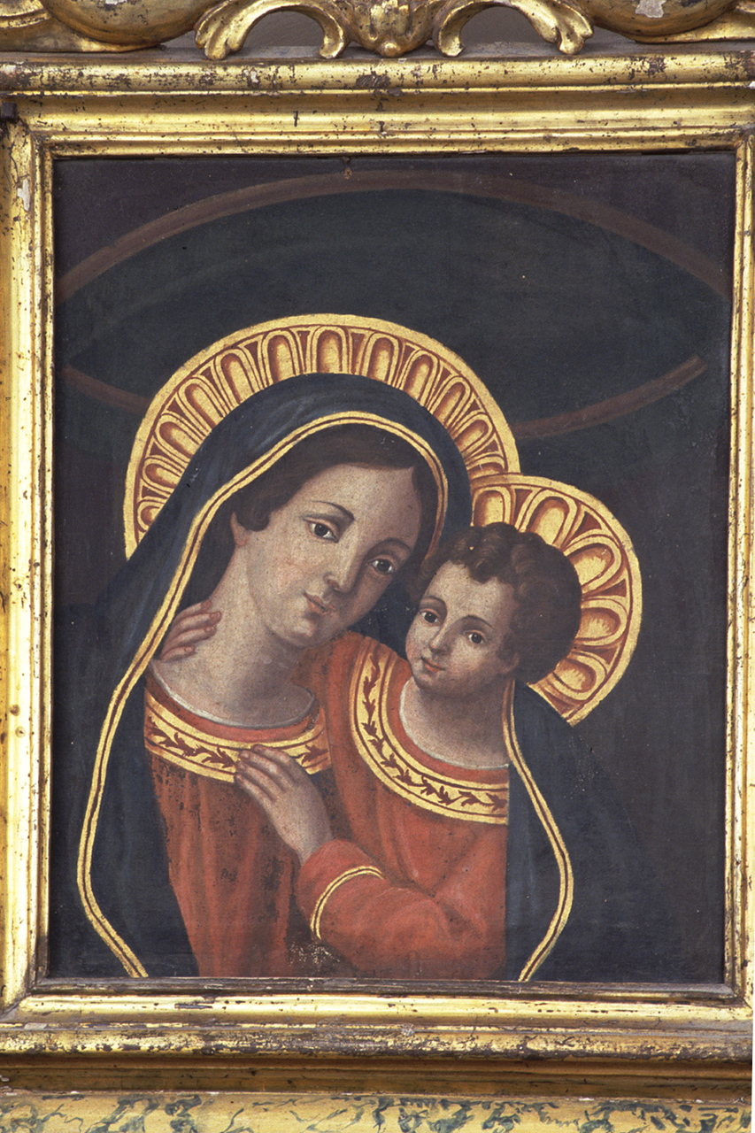 Madonna del Buon Consiglio, Madonna con Bambino (dipinto) - ambito fabrianese (seconda metà sec. XIX)