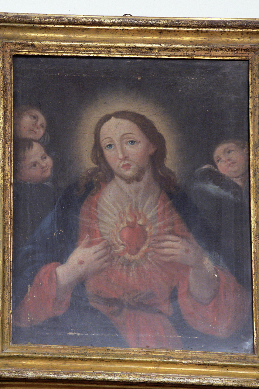 Sacro Cuore di Gesù (dipinto) - ambito fabrianese (fine/inizio secc. XVIII/ XIX)