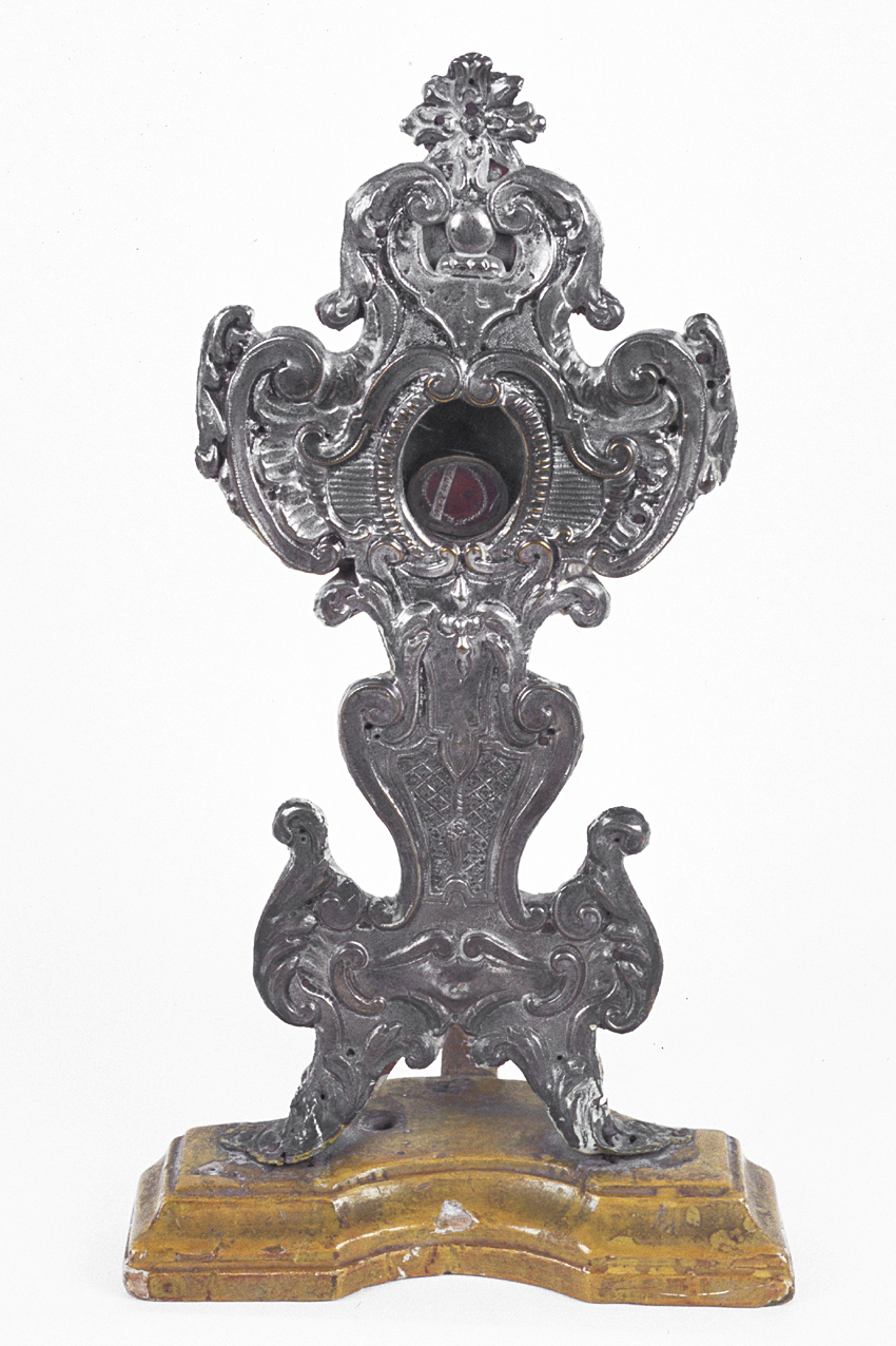 reliquiario - a ostensorio - bottega marchigiana (sec. XIX)