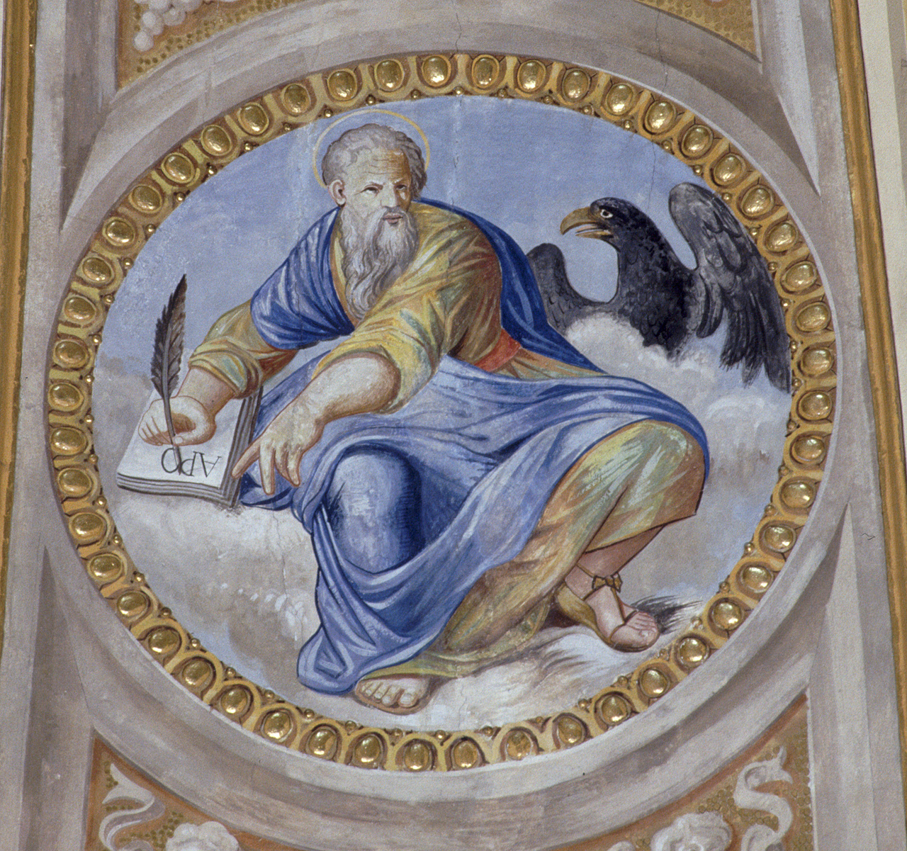 San Giovanni Evangelista (dipinto) di Micheli Alessandro (primo quarto sec. XX)
