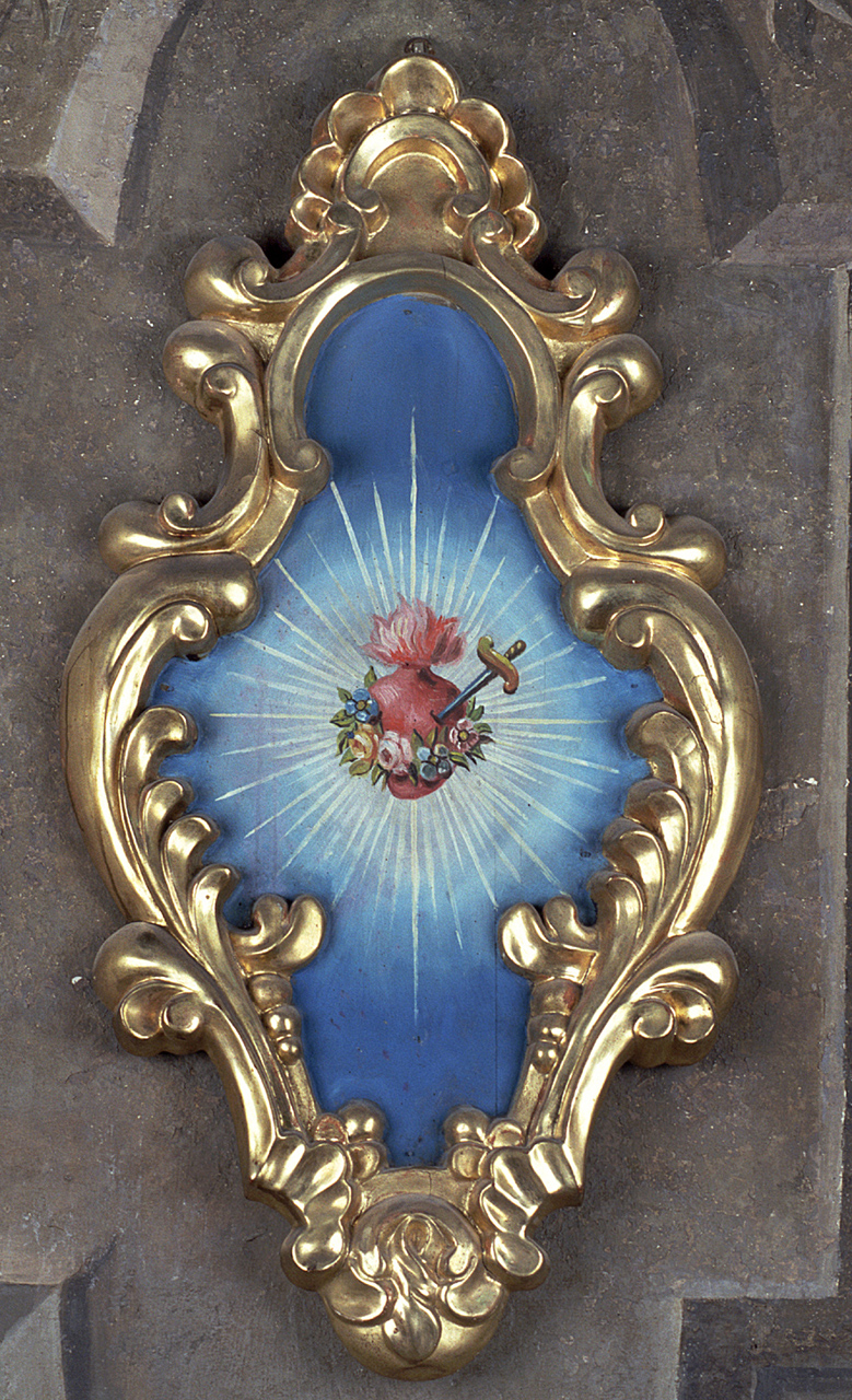 insegna, coppia - bottega marchigiana (terzo quarto sec. XVIII)