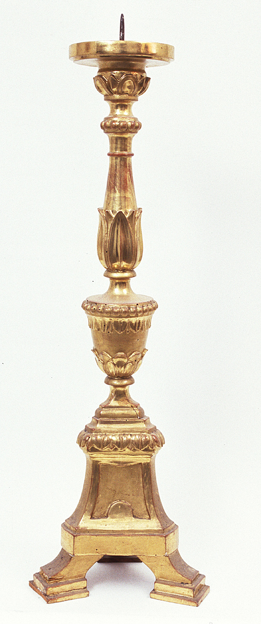 candelabro, serie - bottega marchigiana (inizio sec. XX)