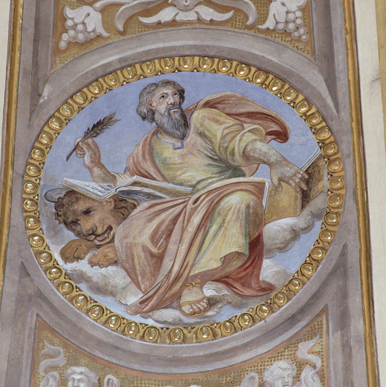 San Marco Evangelista (dipinto) di Micheli Alessandro (primo quarto sec. XX)