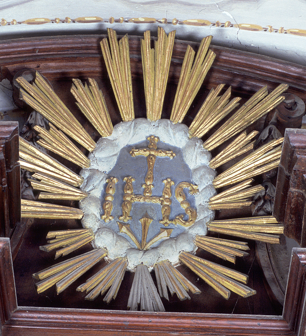 ostensorio - a raggiera, frammento - bottega marchigiana (sec. XVIII)