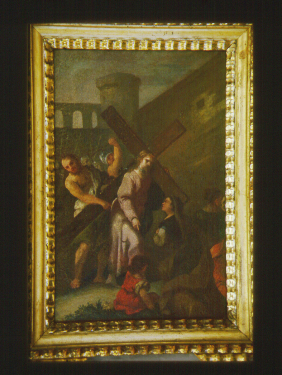 stazione VIII: Gesù consola le donne di Gerusalemme (Via Crucis, elemento d'insieme) - ambito Italia centrale (fine/inizio secc. XVIII/ XIX)