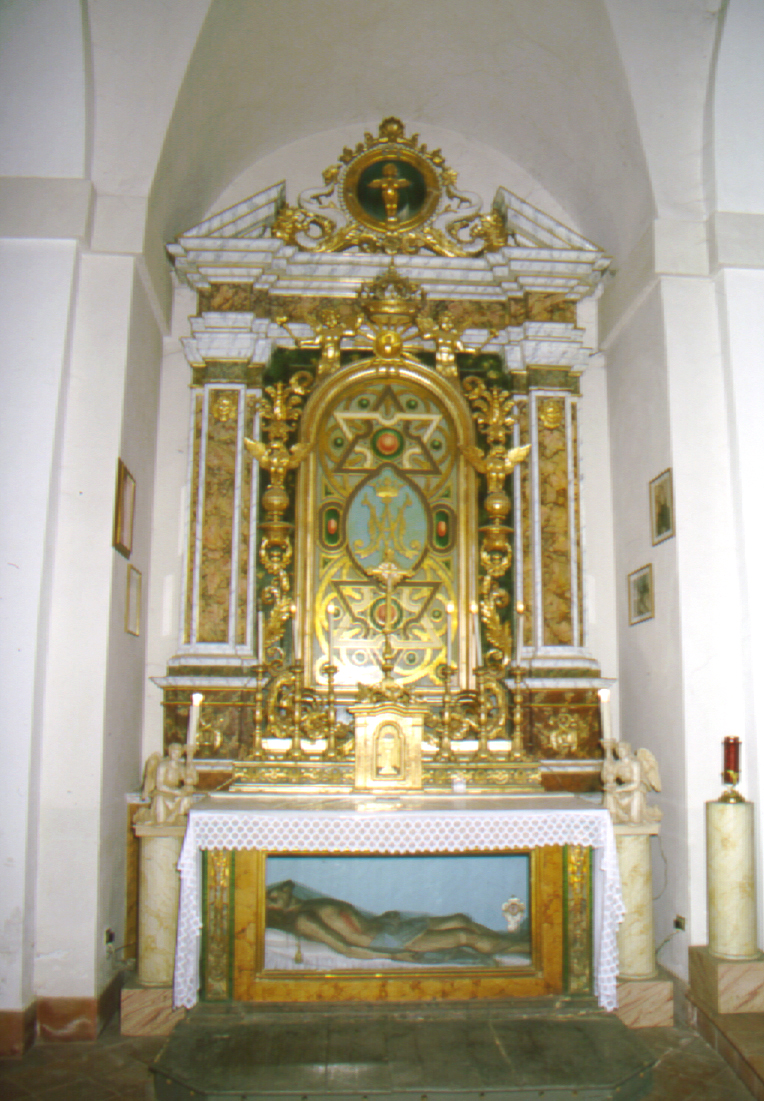 altare - bottega marchigiana (fine/inizio secc. XVIII/ XIX)