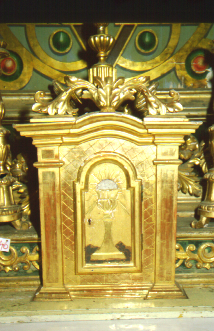 tabernacolo - bottega marchigiana (fine/inizio secc. XVIII/ XIX)