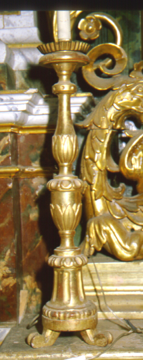 candeliere, serie - bottega marchigiana (sec. XIX)