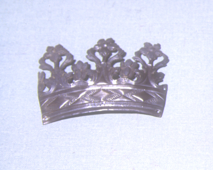 corona di immagine sacra, coppia - bottega marchigiana (fine/inizio secc. XVII/ XVIII)