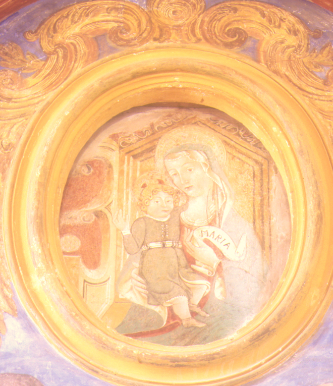 Madonna in trono con Bambino (dipinto) - ambito marchigiano (fine sec. XV)