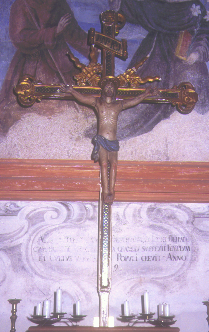 Cristo crocifisso (croce processionale) - bottega marchigiana (sec. XVII)