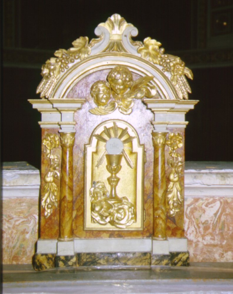 tabernacolo - bottega marchigiana (seconda metà sec. XIX)