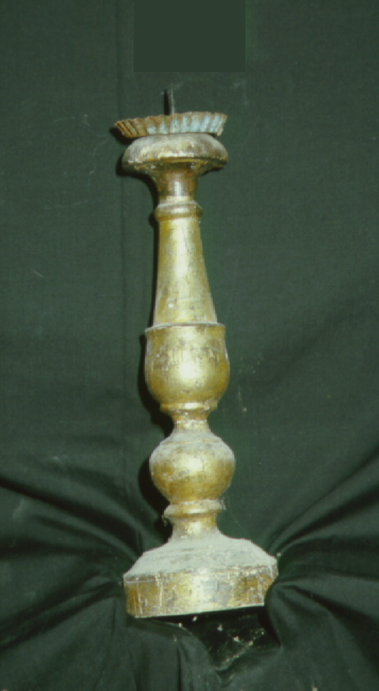 candeliere, coppia - bottega marchigiana (sec. XIX)