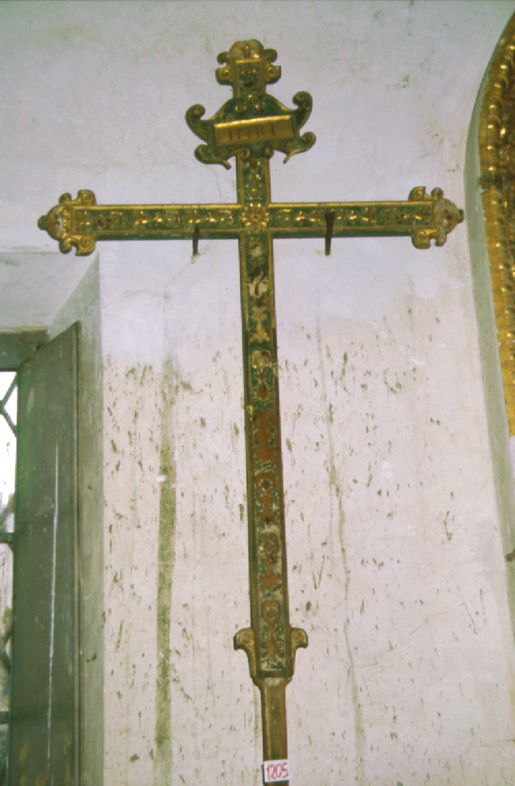 croce processionale - bottega marchigiana (sec. XVIII)